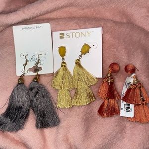 Bundle of 3 earrings